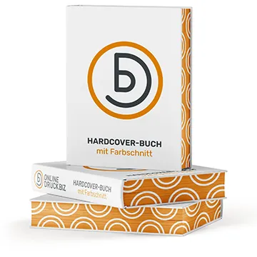 Hardcoverbuch mit Farbschnitt drucken