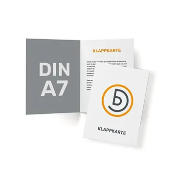 Klappkarte DIN A7